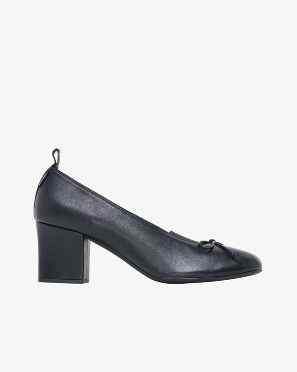 MIU MIU - Women's Ballerine Decollete Nappa Heel - (Black)
