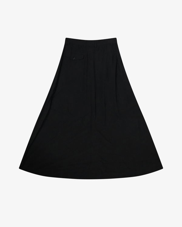 ANN DEMEULEMEESTER - Women's Kaisa X-Long Wide A-Line Skirt - (Black)