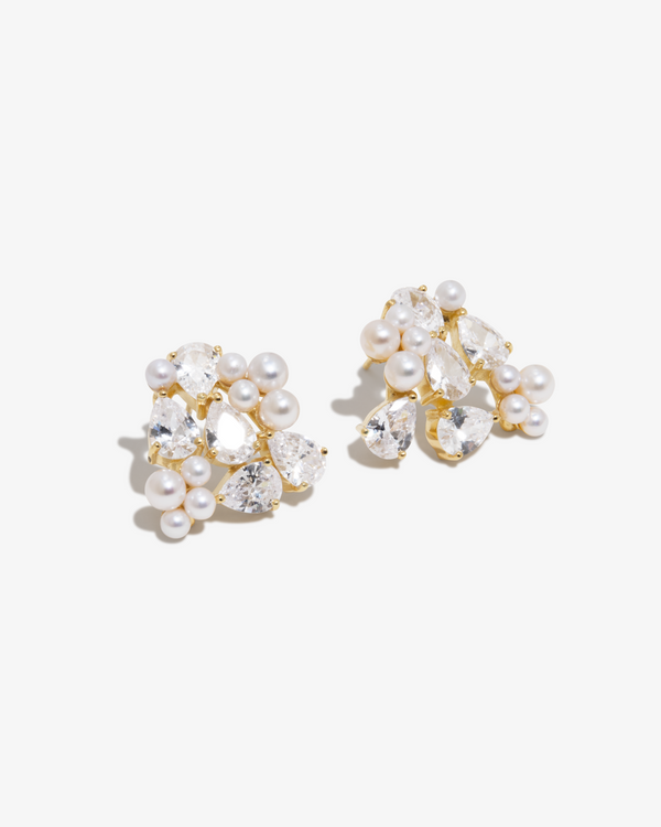 Completedworks_Completed Works - Cz Earrings - (Gold)_EARRINGS