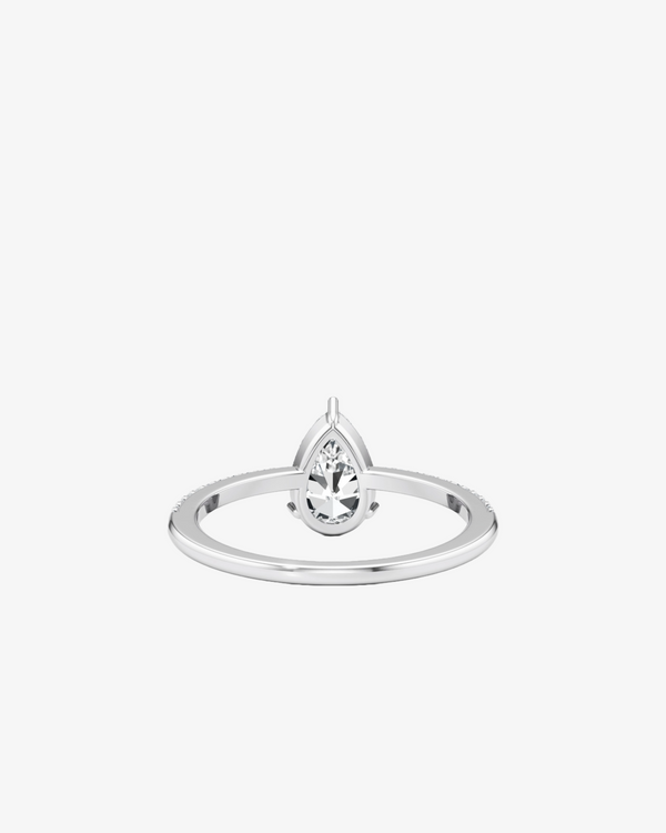 Unsaid_Unsaid - Tear Dream Pavé Ring - (White)_RINGS