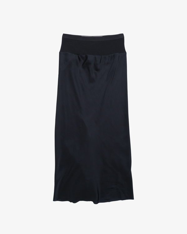 RICK OWENS - Women's Gonna Knee Bias Skirt - (Black)