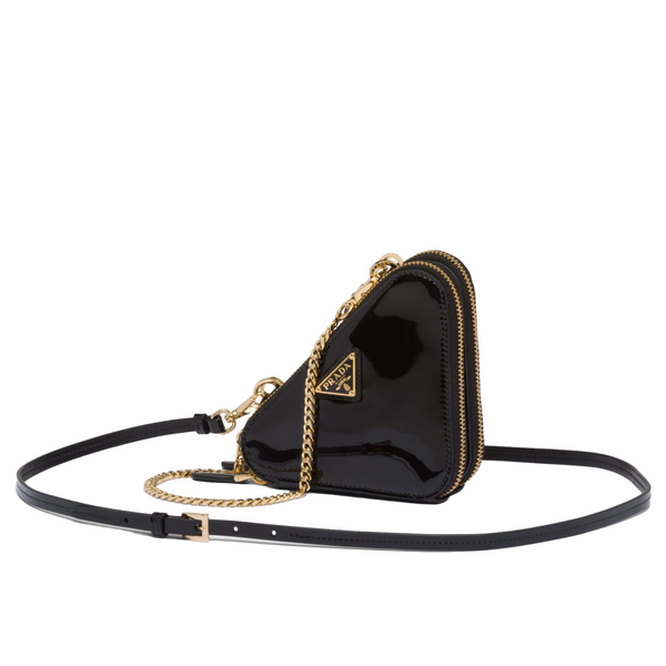 Prada - Women's Triangolo Black Crossbody - (Black)