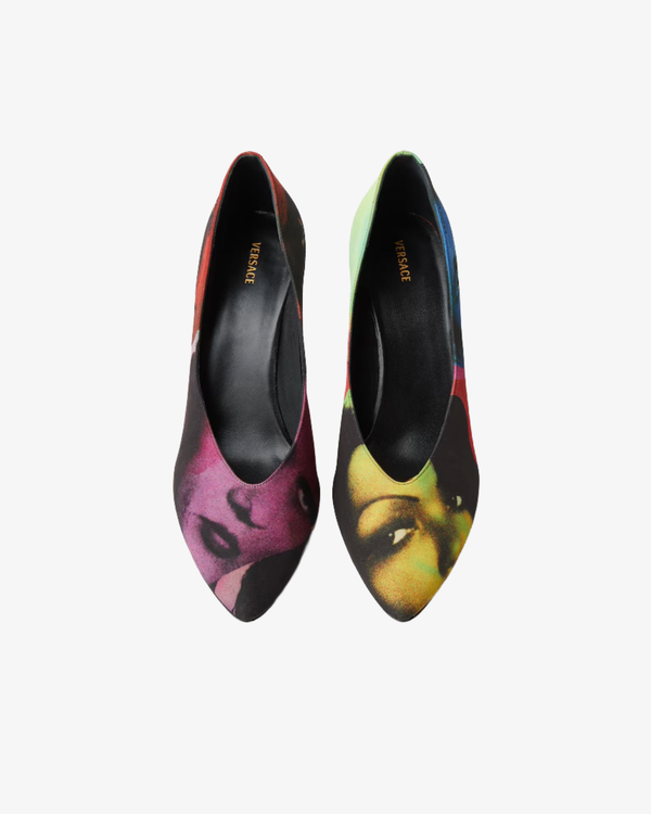 VERSACE_VERSACE - Women's Printed Pumps - (Print)_HEELS