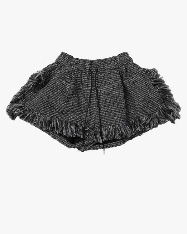 SACAI - Women's Tweed Shorts - (Grey)