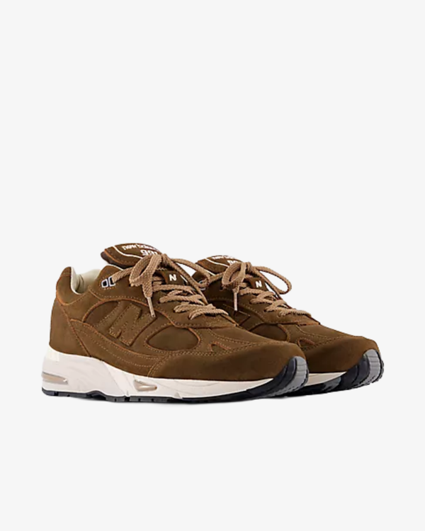 New Balance - Men's 991V1 Luxe Suede- (M991BR1)