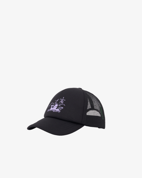 Tropical Futures_Tropical Futures X Eastern Margins God'S Fave Trucker Cap - (Black)_HATS