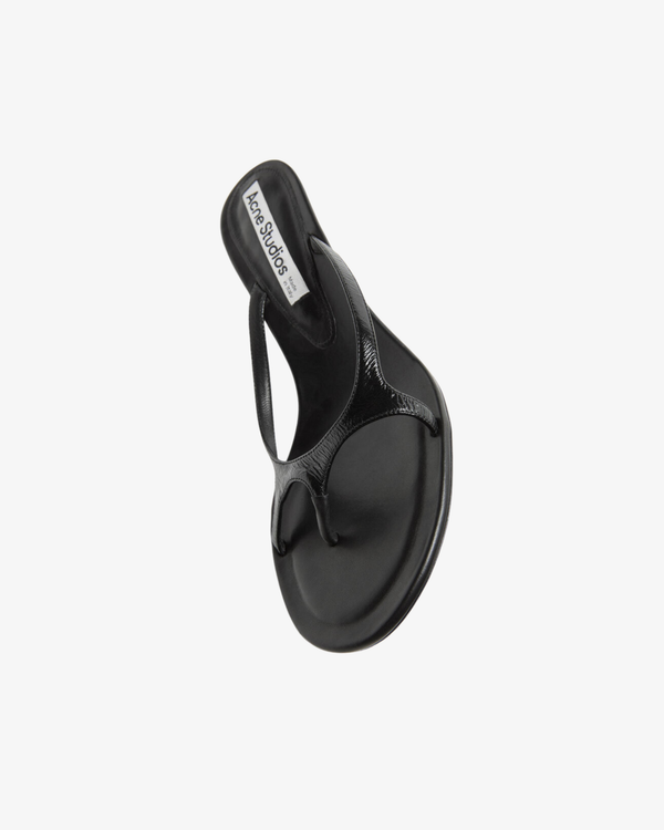 ACNE STUDIOS_ACNE STUDIOS - Women's Heel Sandals - (Black)_FLAT SANDALS