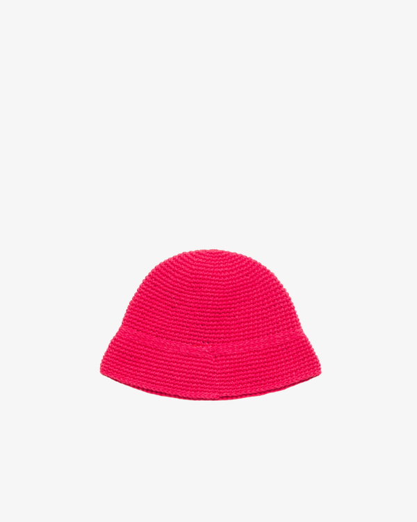 Stüssy -  Men's Basic Linen Knit Bucket - (Red)