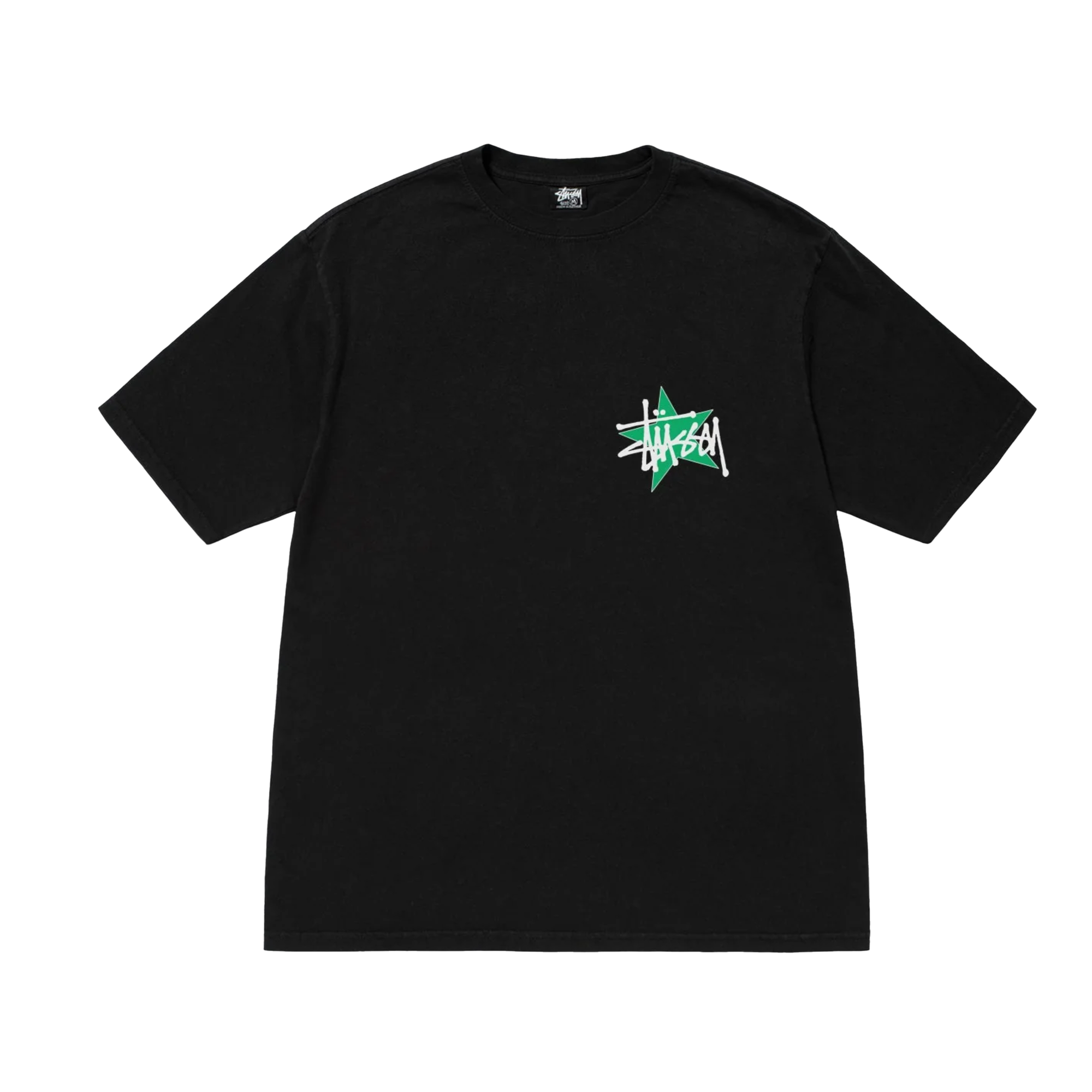 Stüssy - Stüssy Star Tee Pigment Dyed - (Black) | Dover Street