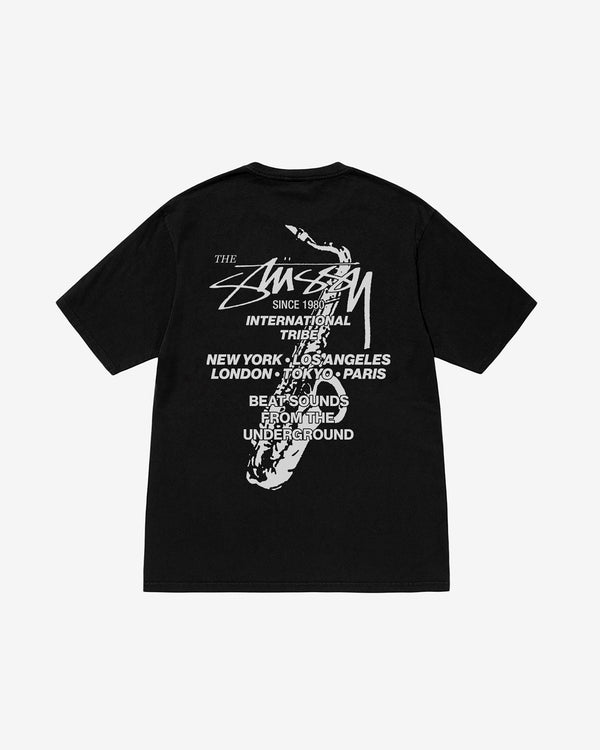 Stussy_Stüssy - Men's Beat Sounds Pig. Dyed Tee - (Black)_TEES