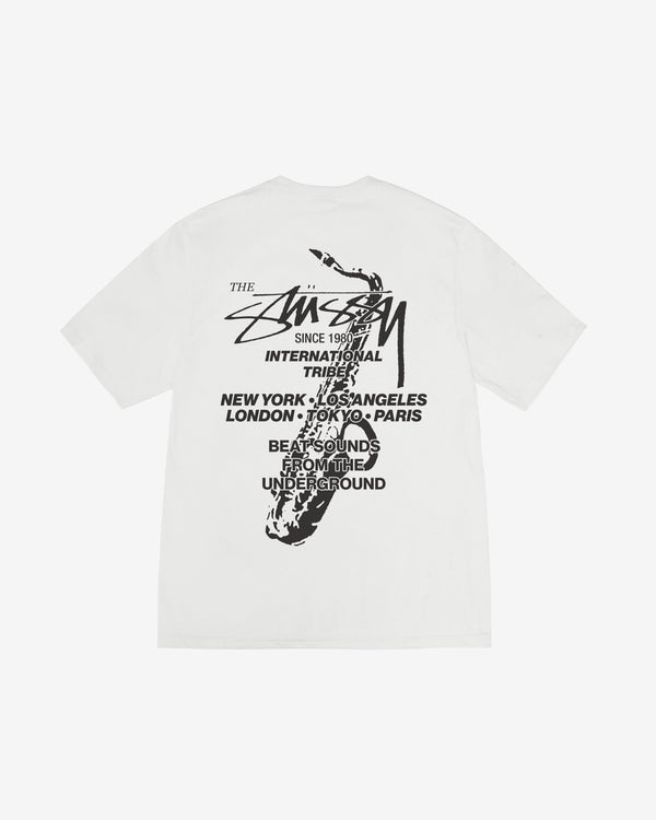 Stussy_Stüssy - Men's Beat Sounds Pig. Dyed Tee - (Natural)_TEES