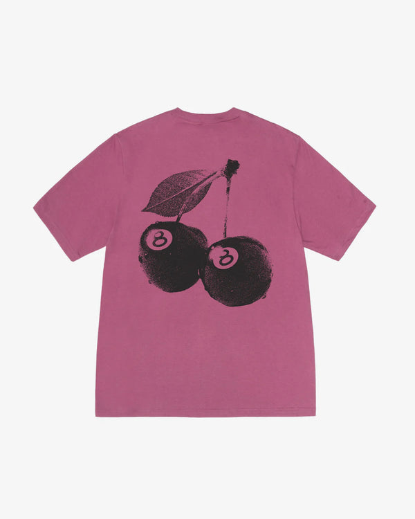 Stüssy - Men's Cherries Tee - (Berry) - 1905066 SS24