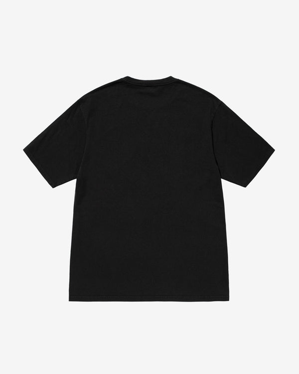 Stussy_Stüssy - Men's Beach Roots Pig. Dyed Tee - (Black)_TEES