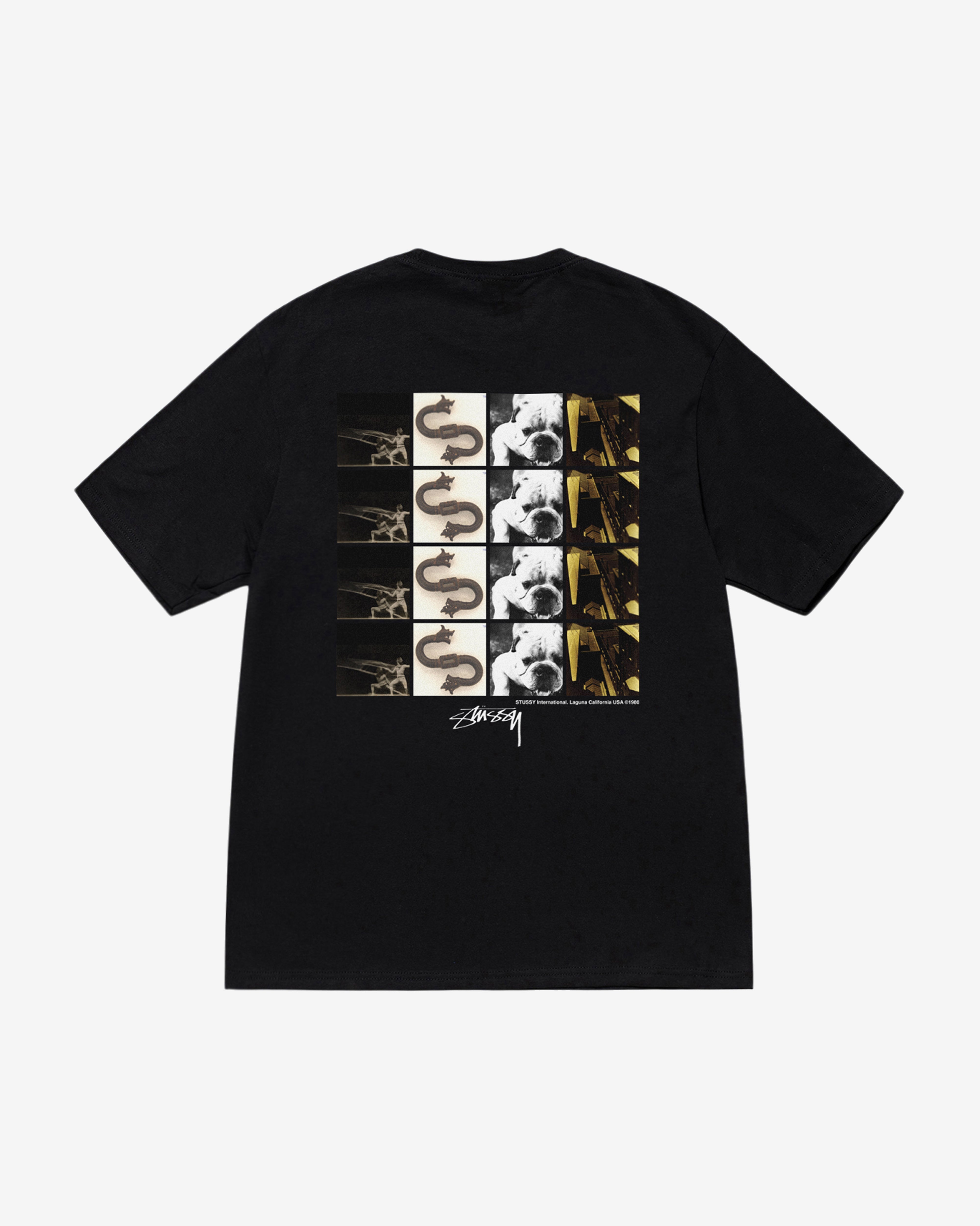 Stüssy: Men's Grid Tee (Black) | DSMS E-SHOP