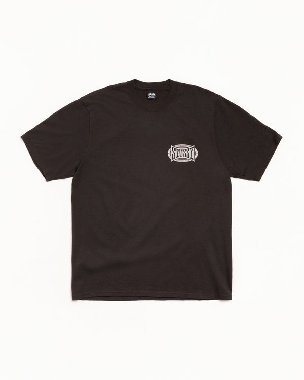 Stüssy - Men's Champion Oval Pig. Dyed Tee - (Black)