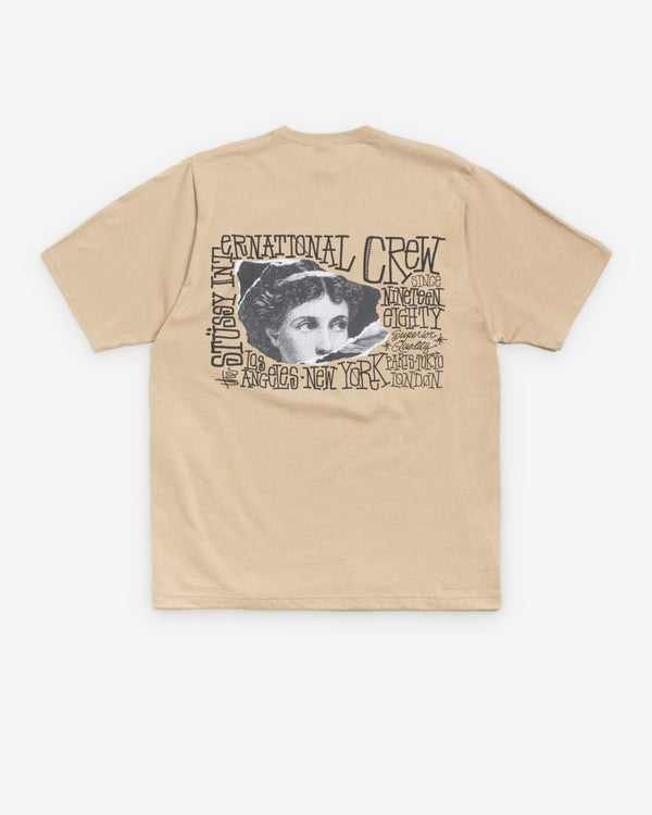Stussy_Stüssy  - Men's Victoria Tee - (Khaki)_TEES