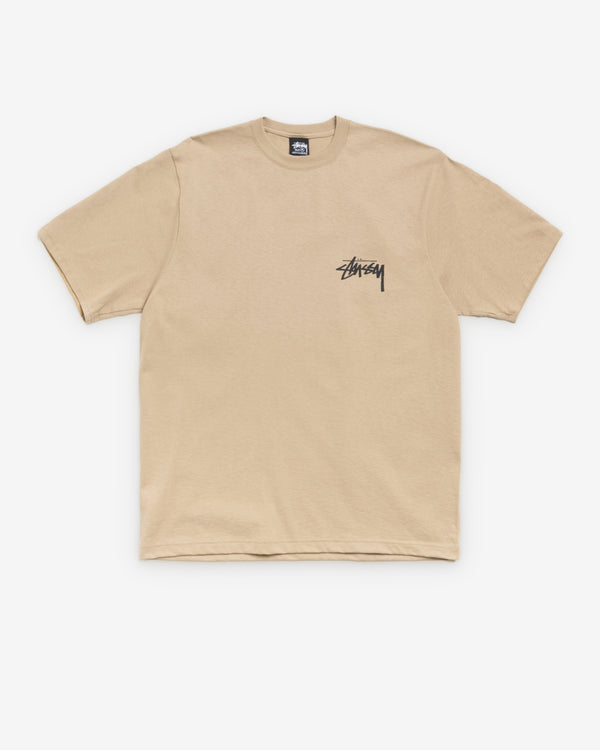 Stussy_Stüssy  - Men's Victoria Tee - (Khaki)_TEES