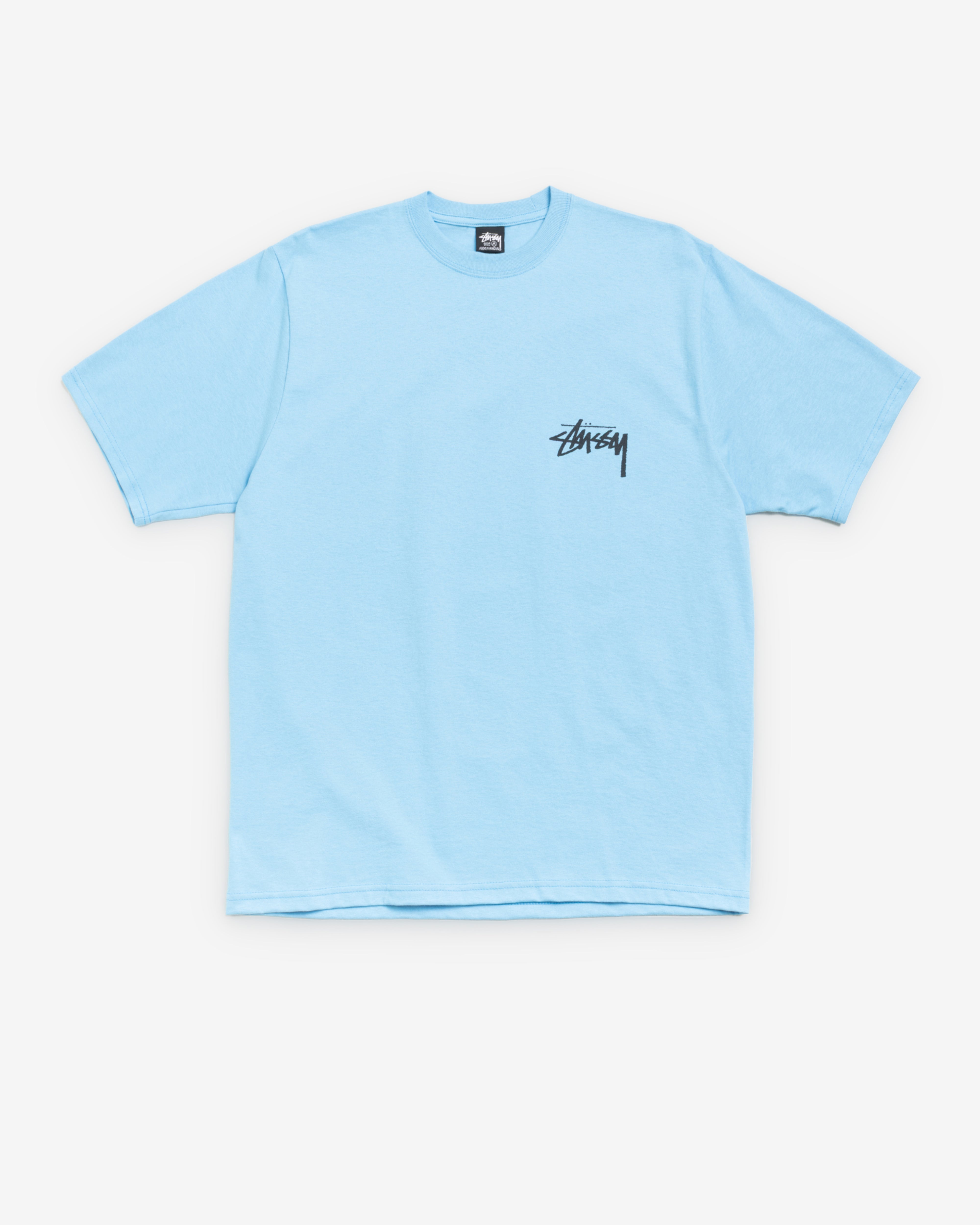 Stüssy : Men's Victoria Tee (Sky Blue) | DSMS E-SHOP