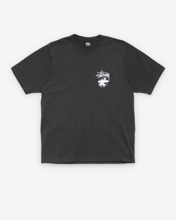 Stüssy - Men's Long Haul Pig. Dyed Tee - (Faded Black)