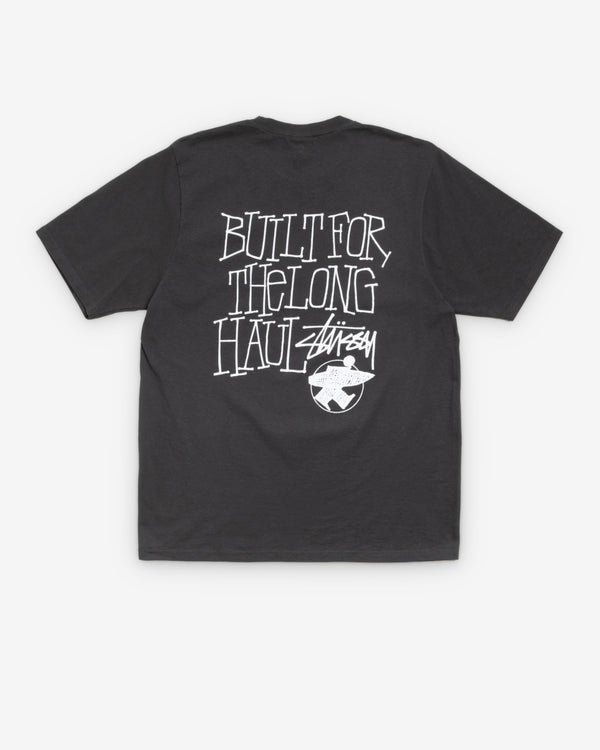 Stussy_Stüssy  - Men's Long Haul Pig. Dyed Tee - (Black)_TEES