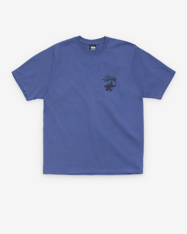 Stüssy - Men's Long Haul Pig. Dyed Tee - (Indigo)