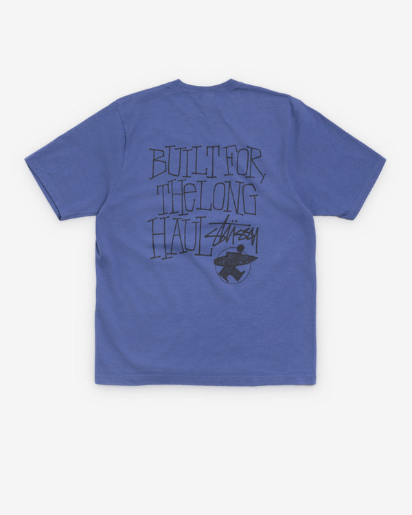 Stüssy - Men's Long Haul Pig. Dyed Tee - (Indigo)