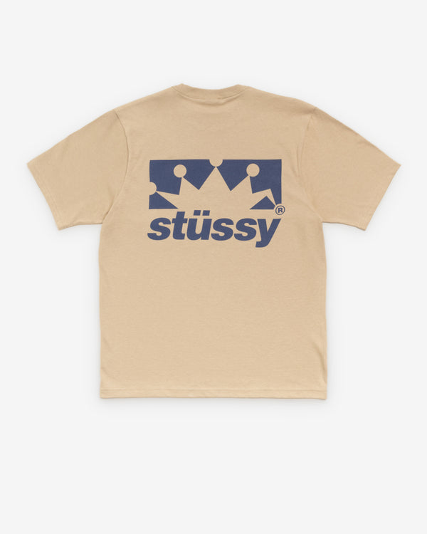 Stüssy  - Men's Box Crown Tee - (Khaki)