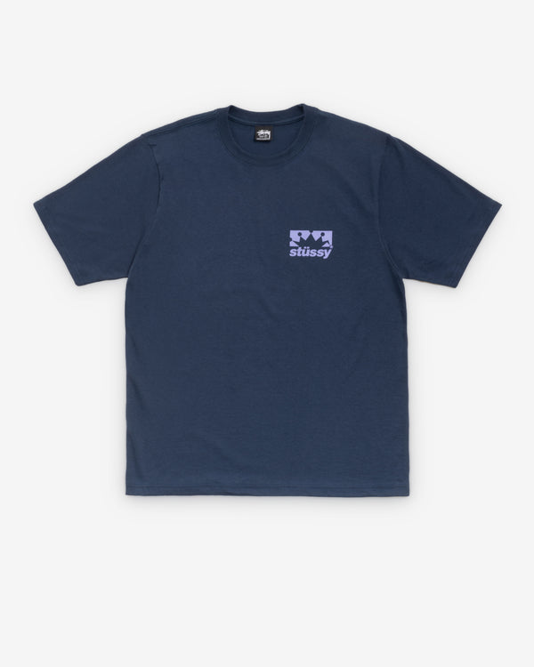 Stüssy  - Men's Box Crown Tee - (Navy)