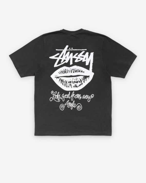 Stüssy - Men's Any Ankgle Pikgment Dyed Tee - (Faded Black)