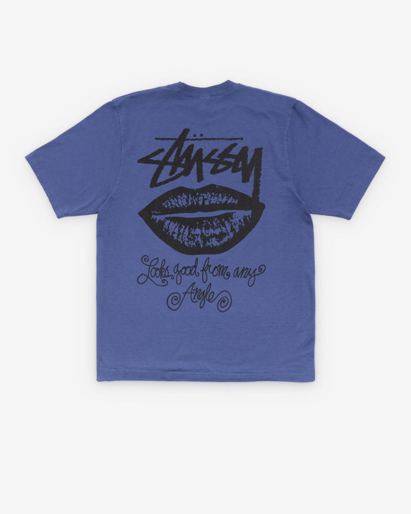 Stüssy - Men's Any Ankgle Pikgment Dyed Tee - (Indigo)