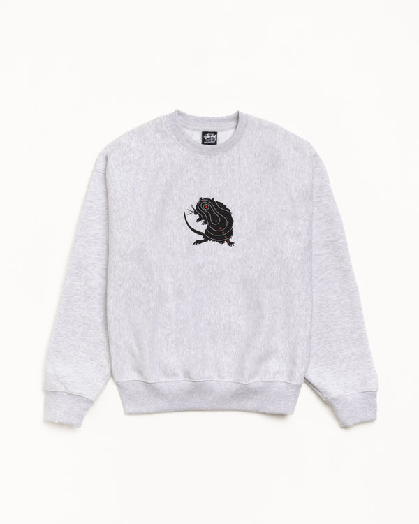 Stüssy - Men's Long Range Crew - (Ash Heather)