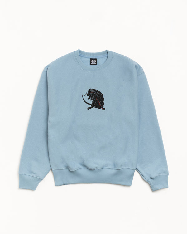 Stüssy - Men's Long Range Crew - (Slate)