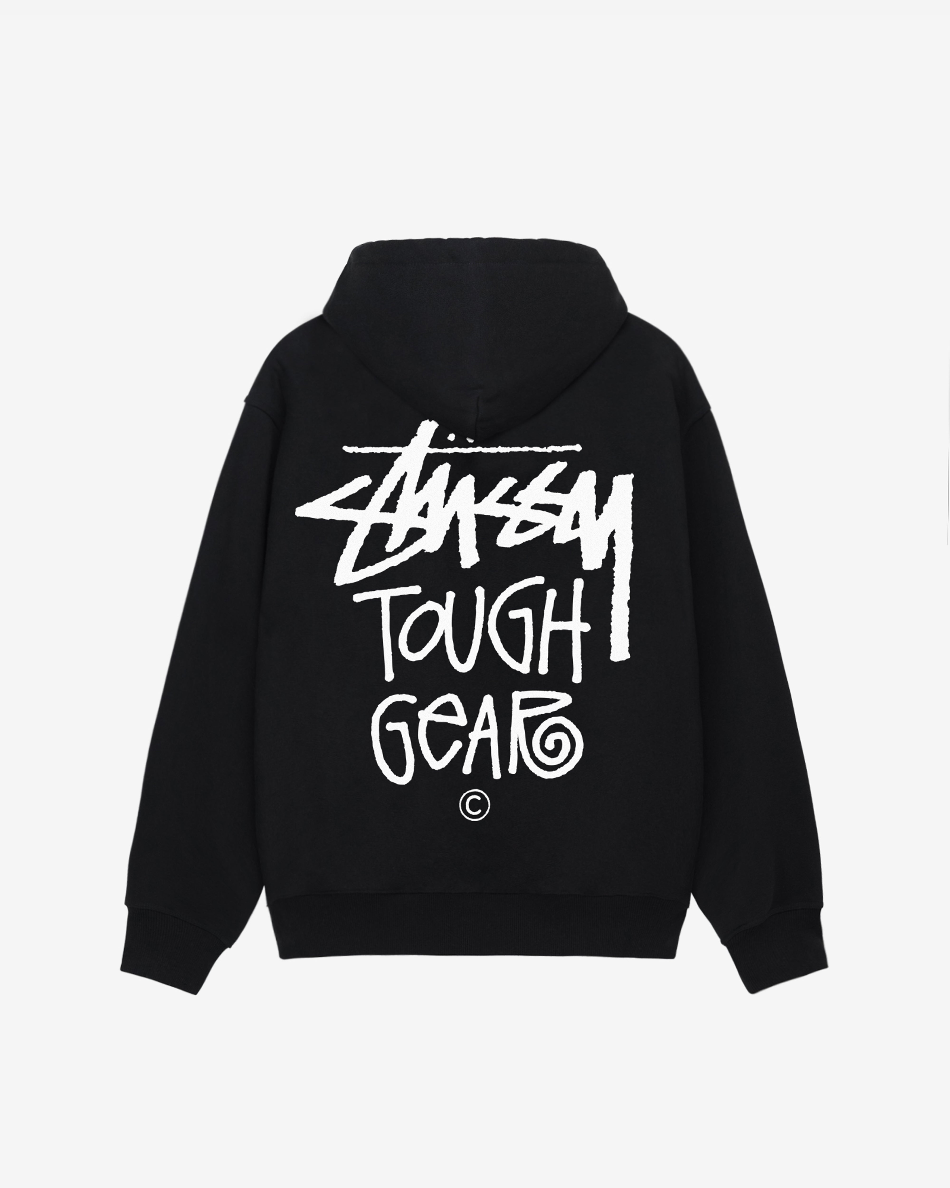 Stüssy: Men's Tough Gear Hood (Black) | DSMS E-SHOP