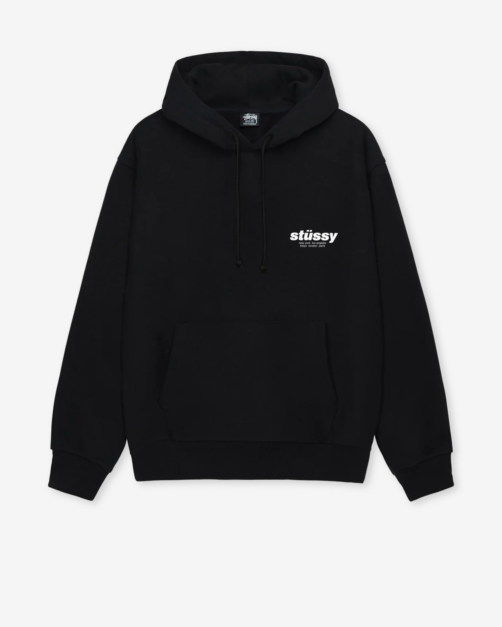 Stüssy: Men's Rollers Hoodie (Black) DSMS E-SHOP