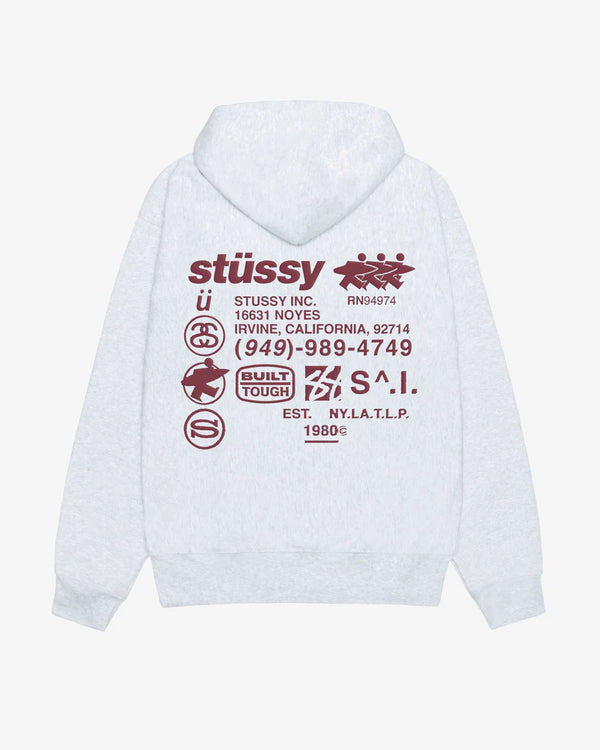 Stüssy - Men's DNA Zip Hood - (Ash Heather)