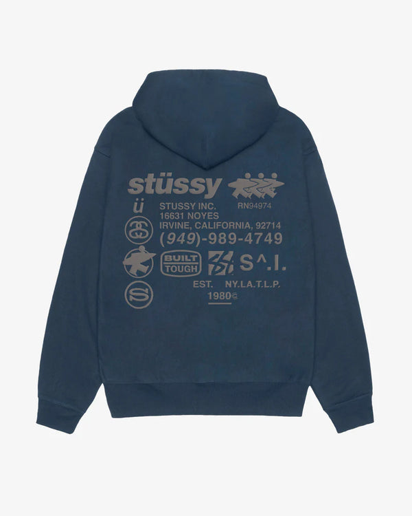 Stüssy - Men's DNA Zip Hood - (Navy)