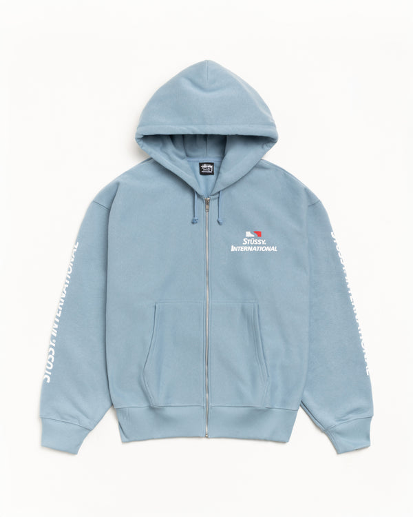 Stüssy - Men's International Zip Hood - (Slate)