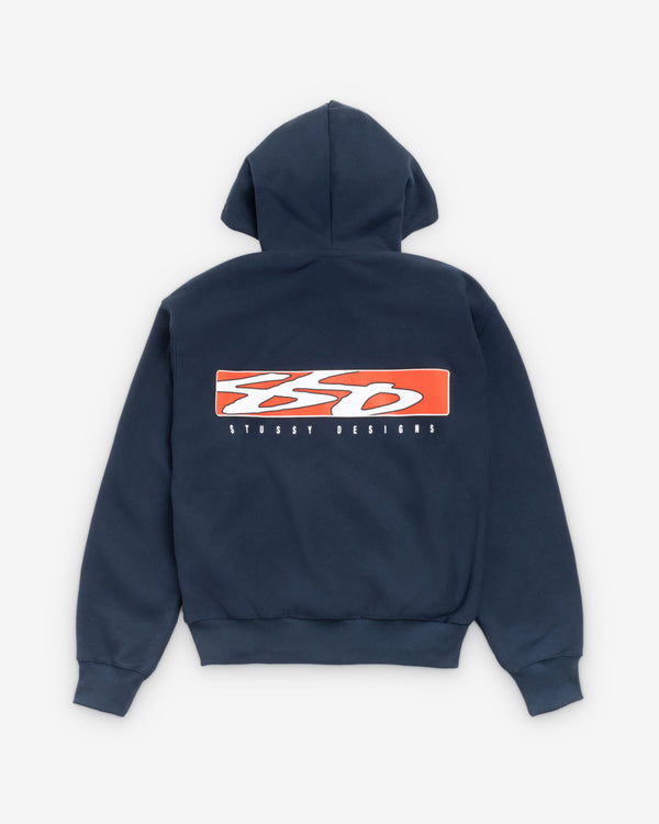 Stüssy  - Men's S Box Zip Hood - (Navy)