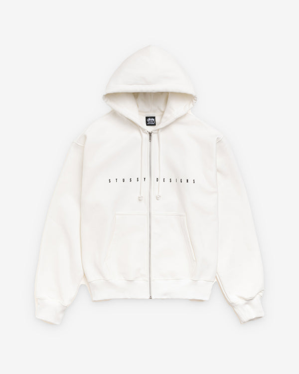 Stüssy  - Men's S Box Zip Hood - (Off White)