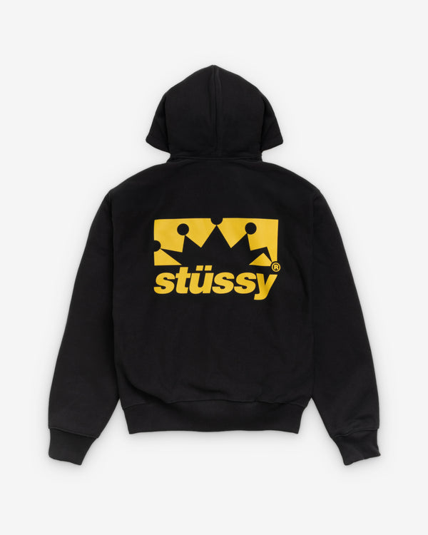 Stüssy  - Men's Box Crown Zip Hood - (Black)