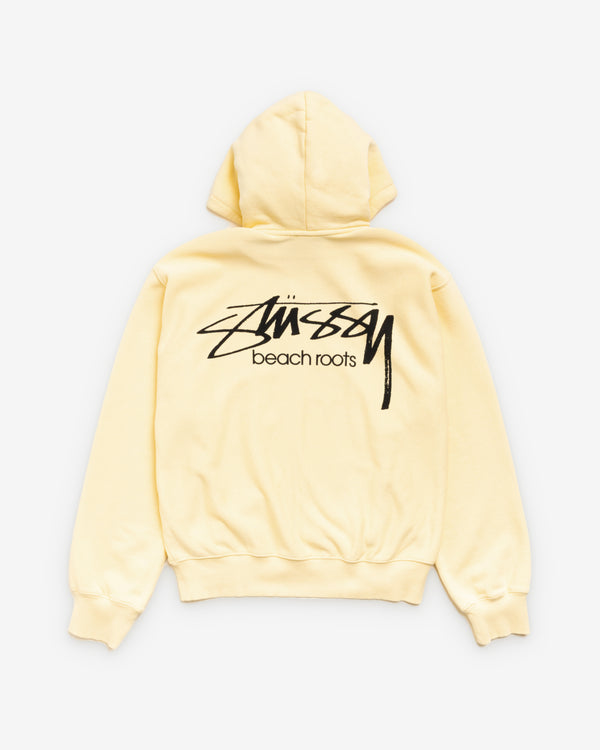 Stüssy -  Men's Beach Roots Gar. Dyed Zip Hood - (Gold)