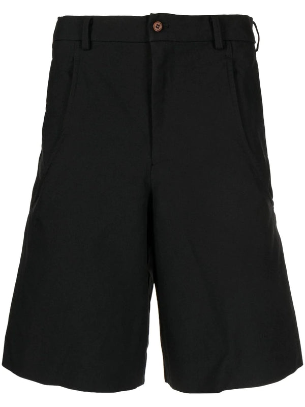 BLACK COMME DES GARÇONS - Polyester Twill Shorts - (Black)