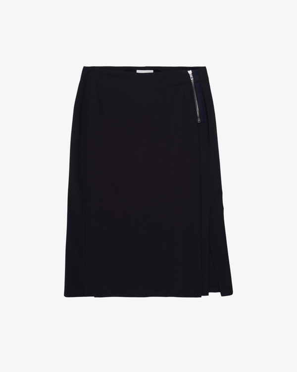 Lemaire - Women's Zipped Skirt - (Dark Blue)