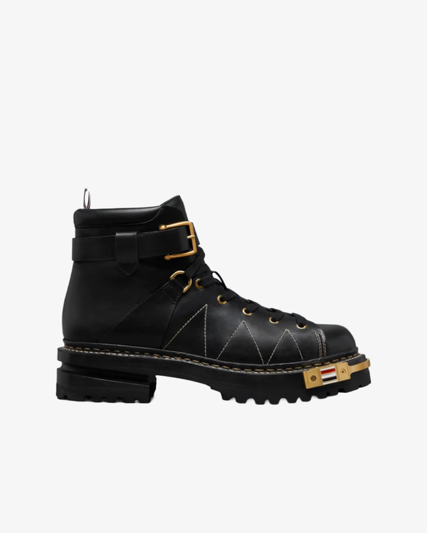 Thom Browne - Men's Vitello Calf Hiking Sole Boot - (Black)
