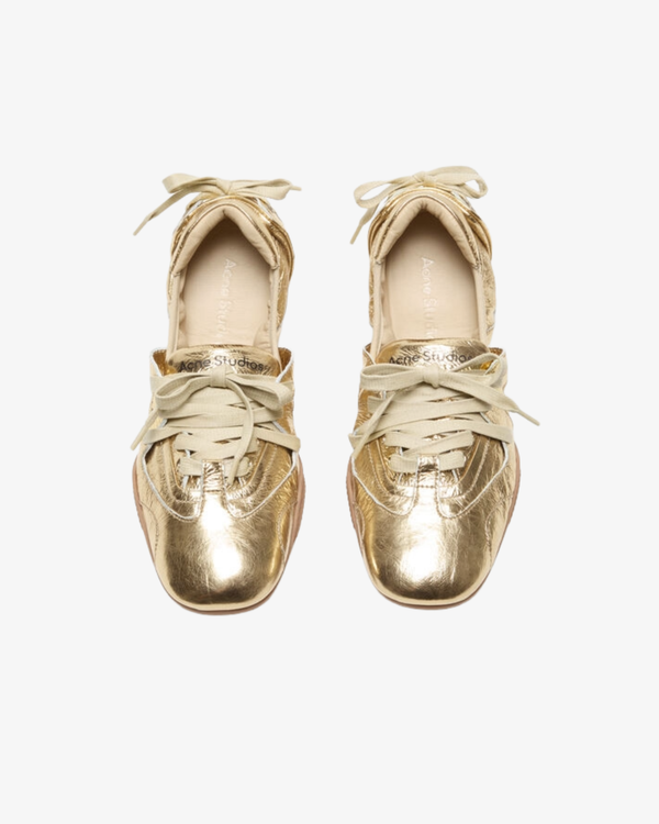 ACNE STUDIOS_ACNE STUDIOS - Men's Flat Shoes - (Gold)_FLAT SHOES