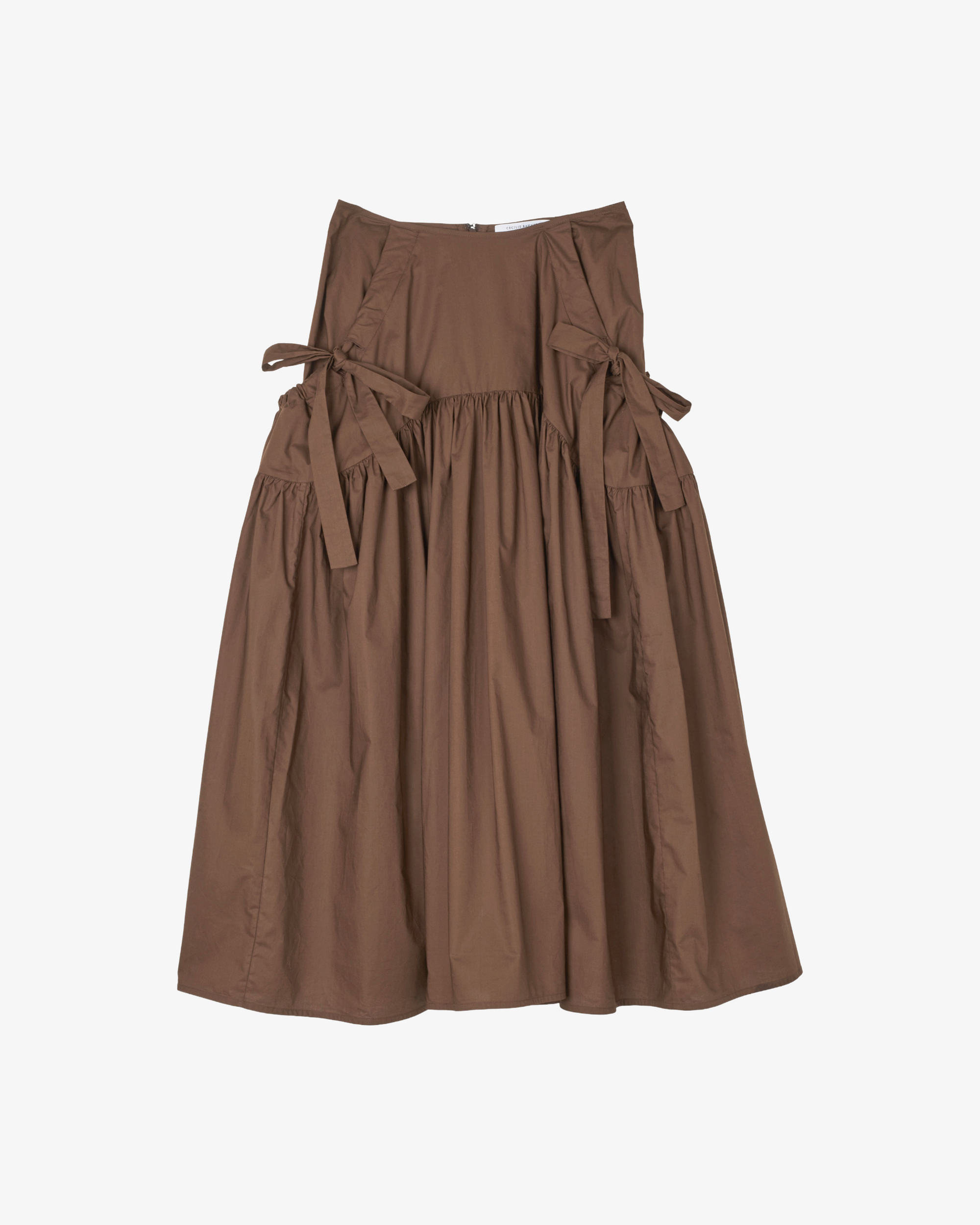 Cecilie Bahnsen: Women's Justice Skirt Cotton (Brown) | DSMS Cecilie Bahnsen: Women's Justice Skirt Cotton (Brown) | DSMS