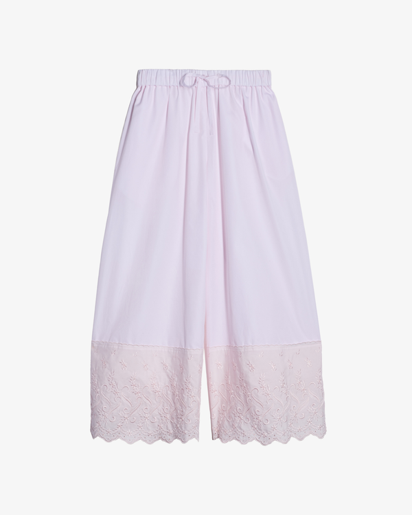 Simone Rocha_SIMONE ROCHA - Women's Cropped Trim Easy Trousers - (Pink)_PANTS
