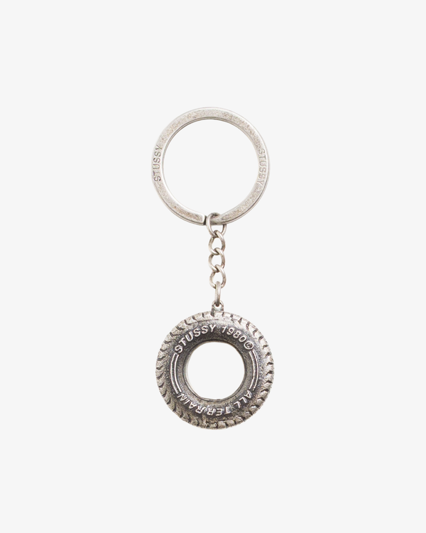 Stüssy -  Men's Tire Keychain - (Silver)