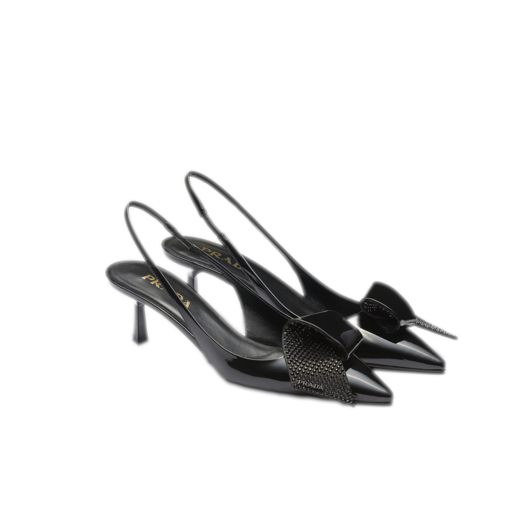 Prada Women s 55MM Slingback Heel Black DSMS E SHOP