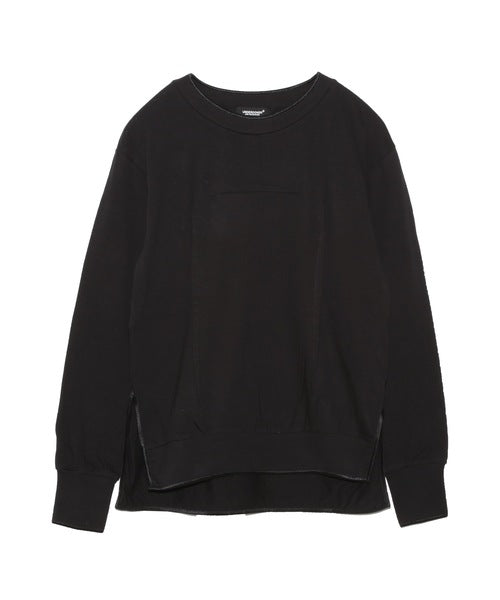Undercover_UNDERCOVER - Sequined Lips Top - (Black)_TEES